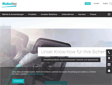 Tablet Screenshot of nabaltec.de
